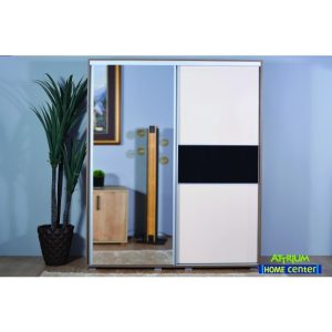 Rea klizni garderober- univer + medijapan + ogledalo