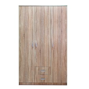 Ormar DEKOR 3D2F sivi hrast