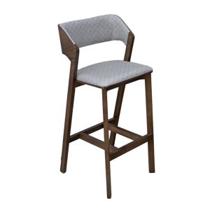 Barska stolica Toni Krem / Tamni orah