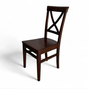 Trpezarijska stolica D9 sa drvenim sedištem